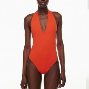 Aritzia contour sterling halter bodysuit